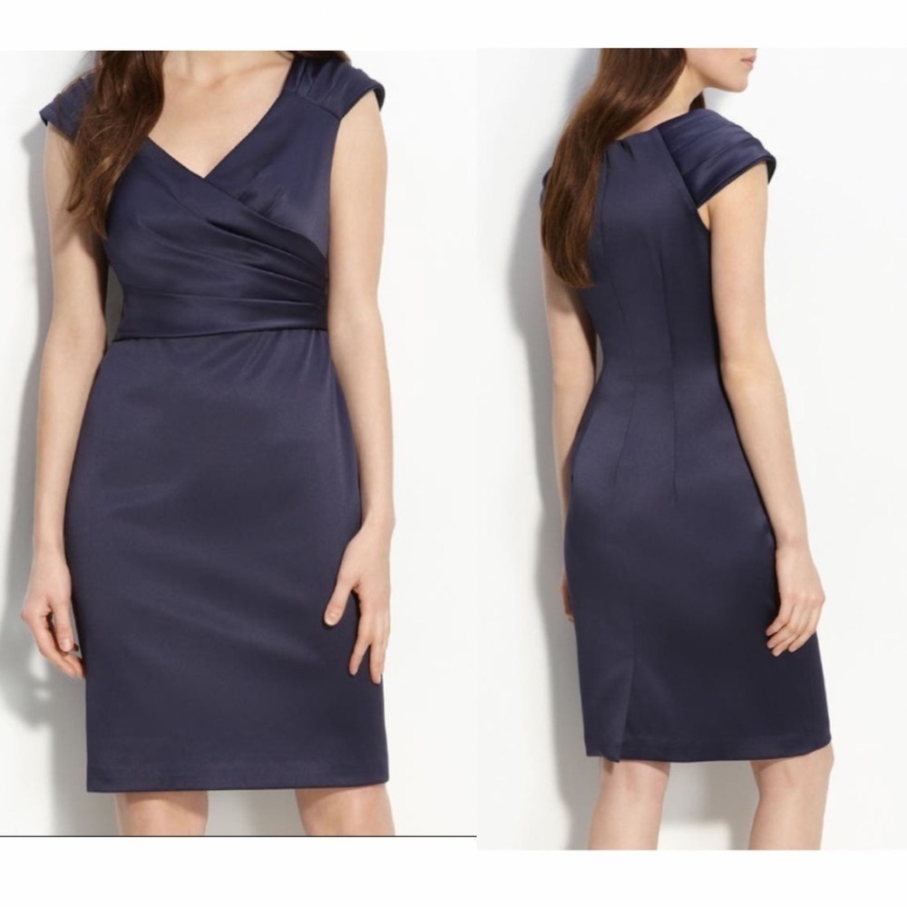Patra Satin Sheath Dress